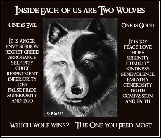 Two Wolves - a Cherokee Legend