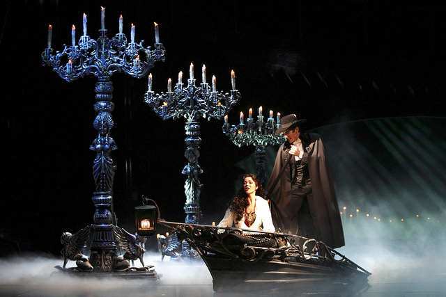 In the sewers below the Paris Opera House - Christine is led to the Phantom's Lair.