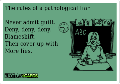 Definition of a Pathological Liar