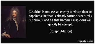 Quote on Suspicion